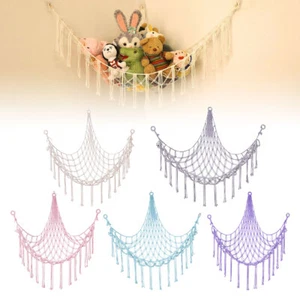 Stuffed Animal Hammock Corner Hanging Plush Toys Net Toys Organizer Decor SW - Picture 1 of 18