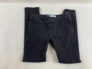 Old Navy Jeans Girl's Size XL (14-16) Black Skinny Denim Pants Pull On Mid Rise - Picture 1 of 7