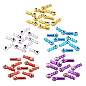 10 Pièces En Métal Rotule Rotule Embout Joint de Liaison pour 1/10 1/8 - Photo 1/16