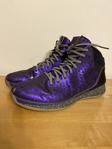 derrick rose purple shoes