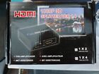 1 in 4 out 4 Port 1080p Full HD HDMI Splitter Hub Repeater Amplifier 3d
