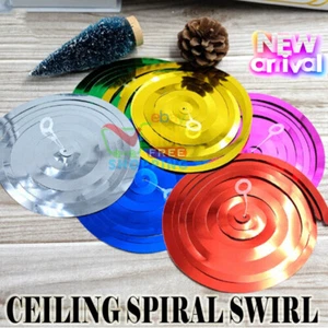 12 PCS Hanging Spiral Swirls Birthday Wedding Ceiling Decoration Party Supplies - Picture 1 of 9