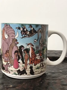Vintage Jungle Book Coffee Mug Made in Japan Cup Glass Collector Vtg Walt Disney - Picture 1 of 6