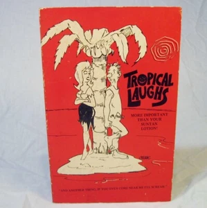 TROPICAL LAUGHS Vintage Joke Book Tropical Island Cartoons Famous Cartoonists - Picture 1 of 8