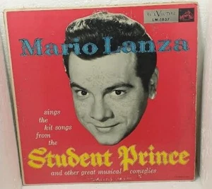 1954 RCA LM1837 MARIO LANZA:STUDENT PRINCE VG+ Vinyl LP - Picture 1 of 10