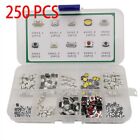 250PCS Tactile Push Button Switches for Broken Switch Replacement and Repairs