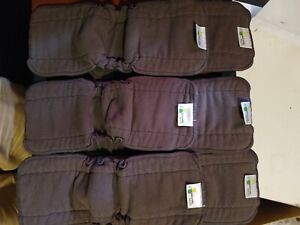 Naturally Natures Cloth Diaper Inserts 6 Layer Bamboo Reusable Diaper Liners