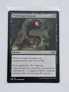 Withering Torment - #124 - DSK Duskmourn - MTG - Picture 1 of 1