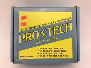 Pro Tech Super Charger 702 AC/DC input 6 or 7 cell NI-CAD Battery Charger RC - Picture 1 of 6
