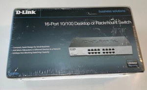 Interruptor de escritorio o montaje en rack D-Link DSS-16+ 16 puertos 10/100 caja sellada - Imagen 1 de 5