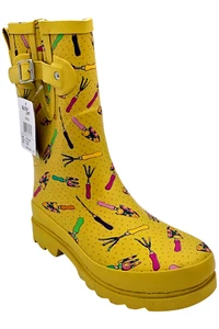 Western Chief Women's Waterproof Mid Rain Boot In The Garden - Picture 1 of 3