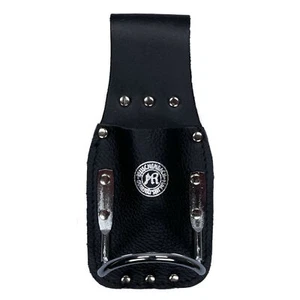 Reuschenbach® Messertasche mit Hammerhalter Leder schwarz Dachdecker Zimmermann - Bild 1 von 5