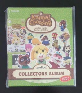 Nintendo Animal Crossing Series 1 Amiibo Card Collectors Album & 3 Card Pack New - Picture 1 of 2