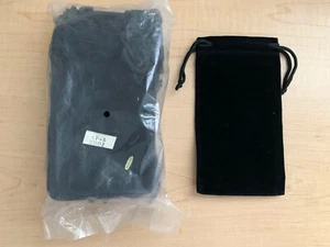 WHOLESALE LIQUIDATION NEW Velveteen Draw String Sunglass Pouch Set of 24 - Picture 1 of 2