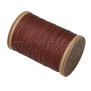 0.55mm Linen Waxed Wax Thread Cord Sewing Craft Brown for Luggage