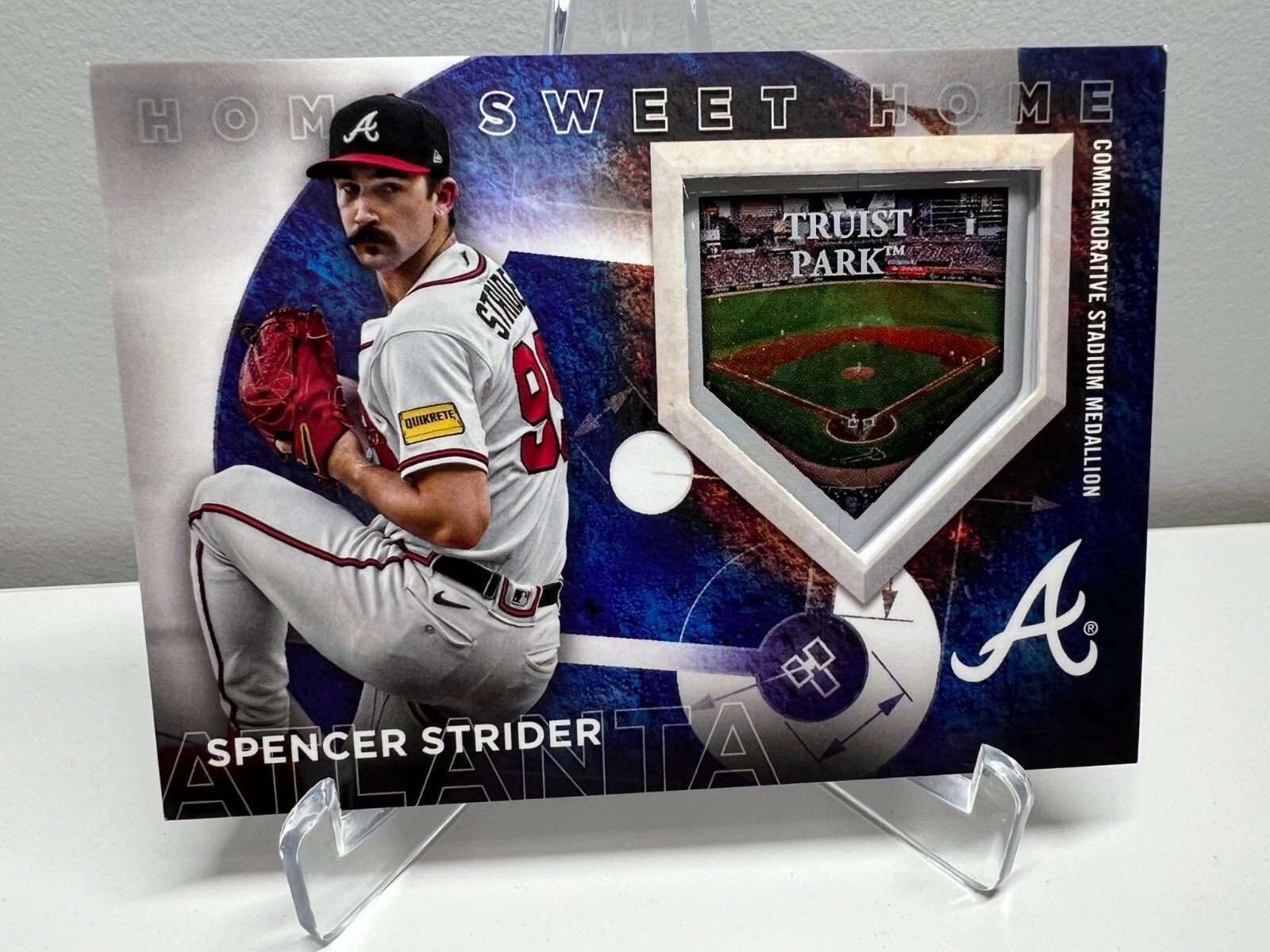 2024 Topps Series 1 Home Sweet Stadium Medallions /299 Spencer Strider #HSH-SS