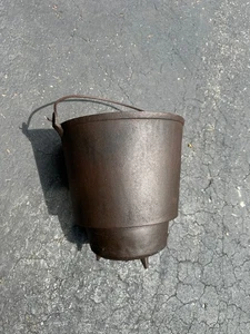1800s Antique Civil War Cast Iron 3 Leg Pot Gate Mark Cauldron Spider Wrought - Picture 1 of 10