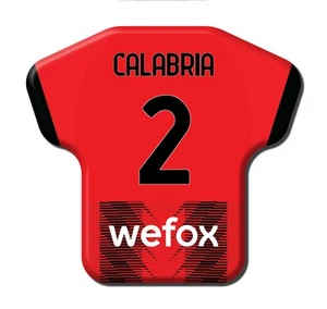 Calamita Magnete T-Shirt Calcio 2023/2024 AC Milan 2 Davide Calabria - Picture 1 of 9
