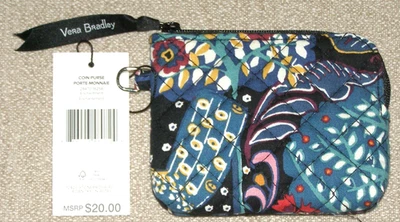 MONEDERO VERA BRADLEY ENCANTO NUEVO CON ETIQUETAS Foto 1 de 3