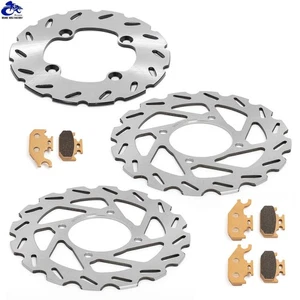 Front Rear Brake Discs Rotors Pads For Can-Am Outlander / Renegade 800R 09-12 10 - Picture 1 of 10