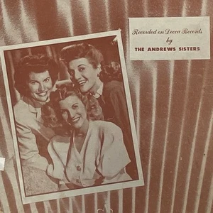 1947 Near You - The Andrews Sisters - Partituras de colección - Imagen 1 de 4