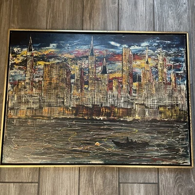 Масло на холсте середина века модерн - Изображение 1 из 3