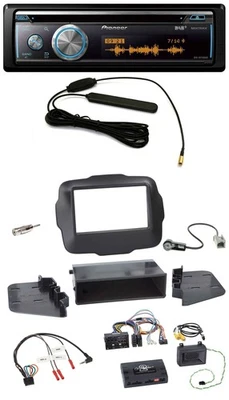 Pioneer CD USB Bluetooth DAB Lenkrad Autoradio für Jeep Renegade ab 2015 - Bild 1 von 4