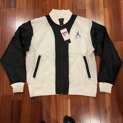 Chaqueta Jordan Flight Para Hombre Grande MVP FB7032-133 Negra Off White Nueva Foto 1 de 3