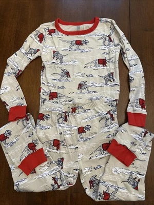 Juego de pijama de dinosaurio de vacaciones gymboree, talla 8 Foto 1 de 4