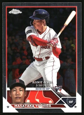 2023 Topps Chrome Update #US5 Masataka Yoshida RC Boston Red Sox - Image 1 of 2