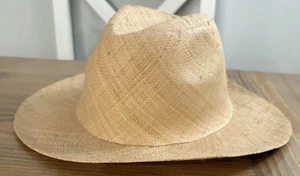 Cappello da giardinaggio estivo in paglia pesca sole golf unisex taglia large - Foto 1 di 3