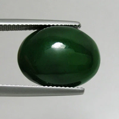 15.95 ct  NATURAL MINED DEEP CHROME GREEN SERPENTINE - CABOCHON  2330 CL - Image 1 of 2