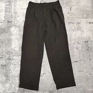 Vintage 40s 50s Tweed Stripped Work Wear Trouser Pants Conmar Zipper 30x34 - Picture 1 of 20