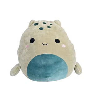 Squishmallows 16" Alec the Oliva Verde Loch Ness Monster Peluche Giocattolo - Foto 1 di 6