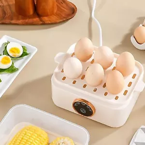 Electric Soft Hard Egg Boiler Bowl Cooker Poacher Steamer Noise Free Cooker AU - Picture 1 of 24