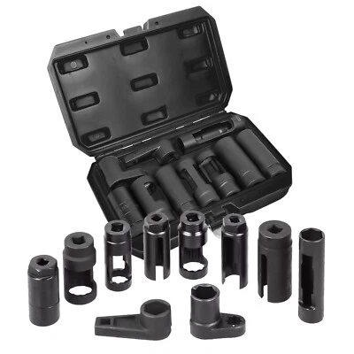 10tlg Lambdasonden Schlüssel Lambdasonde Werkzeug Steckschlüssel Nuss Stecknüsse - Bild 1 von 4