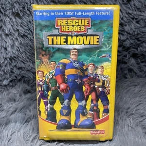 Rescue Heroes - The Movie VHS Tape 2003 Fisher Price Kids Cartoon Movie Sealed - Picture 1 of 6
