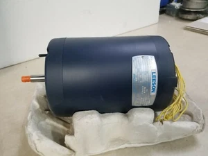 Leeson Motor 1/2 HP, 3450/2850 RPM, 60/50 Hz, 115V, C6C34NZ37A - Picture 1 of 6
