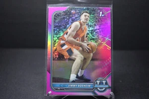 2022 Bowman U JIMMY BOEHEIM PINK REFRACTOR #52 Syracuse Orange Men - Picture 1 of 1