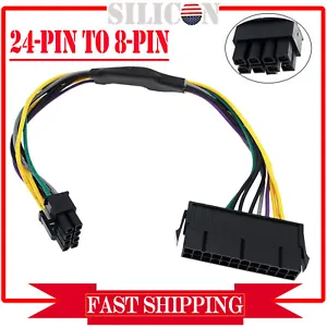 24-Pin to 8-Pin ATX Power Supply Adapter Cable for Dell Optiplex 3020 7020 9020 - Picture 1 of 4