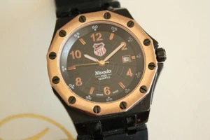 NIVADA QUARTZ FK BANAT-SWISS MADE-BIG WATCH - Picture 1 of 9