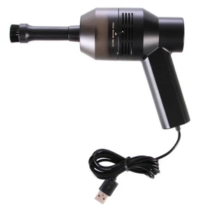 Portable USB Mini Handheld Vacuum Cleaner Dust For PC Computer Keyboard Pet Car - Photo 1/12