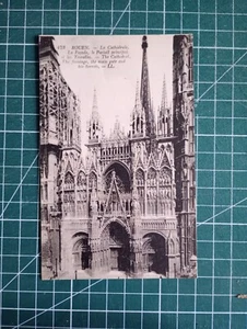 xg595 CP circa 1935 Rouen - façade de la cathédrale - Picture 1 of 2