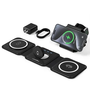 UCOMX 3 in 1 Charging Station for Multple Devices,Foldable 3 in 1 Wireless - Picture 1 of 7