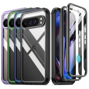 For Google Pixel 9 Pro XL 5G Case Poetic Built-in Screen Rugged Clear Cover - Picture 1 of 31