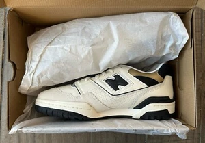 New Balance 550 Men's US 11 White Black Sneakers, Style # BB550FF1 - Picture 1 of 14