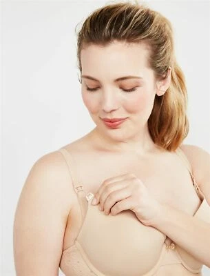 Motherhood Intimitates Demi Underwire Maternity Nude Nursing Bra 32 or 34 NWT - Image 1 of 4
