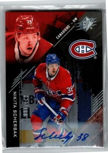 2017-18 SPx Rookies AUTO #RNS Nikita Scherbak/199 /199 (ref 208301) - Picture 1 of 1