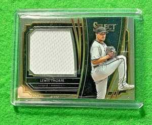 LEWIS THORPE ROOKIE JUMBO PATCH SILVER CARD TWINS 2020 PANINI - SELECT BASEBALL - Picture 1 of 12