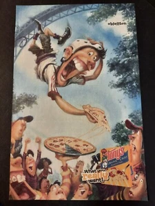 TONY'S Original Crust Frozen Pizza Pop Art ~ Vintage Comic Page PRINT AD 2003 - Picture 1 of 1